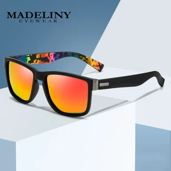 MADELINY Zīmola Dizaina Polarizētās Saulesbrilles, Vīriešu Vadītāja Toņos Vīriešu Braukšanas Ceļojumu Zvejas Saules Brilles Laukumā Brilles UV400 MA350
