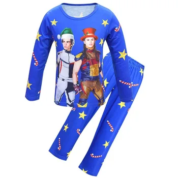 Meitenes Santa Claus Pyjama Sleepwear Bērnu Pēcnācējs, Apģērbu, Bērnu Apģērbu Komplekts Bērniem Pijamas Meitenes Princese Ziemassvētki Pidžamu uzvalks