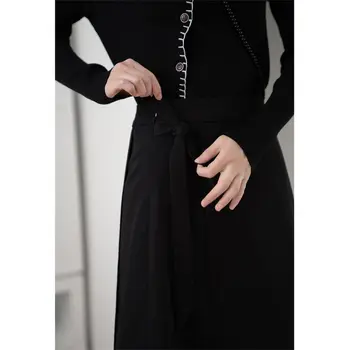 Melni Raibs Y2k Svārki, Sievietēm, Eleganta, Gara, Augsta starām. Svārki Sieviešu Modes Japāņu Harajuku Streetwear Sieviešu Svārki 2020