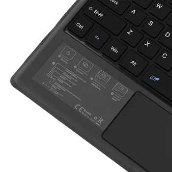 Microsoft Surface Pro 3/4/5/6/7 Ultra-Slim Portable Bluetooth3.0 Bezvadu Planšetdatoru Tastatūru TypeC Uzlādes PC Klēpjdators Tastatūra