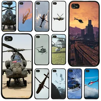 Mobilo Telefonu Gadījumā Cietās Plastmasas Vāciņš Aizsargā iphone 8 7 6 6S Plus X XR XS 11 Pro Max 5S 5 SE 4 4S Gadījumos Helikopteru Lidot