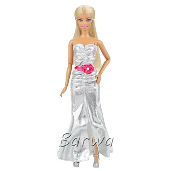 Modes Augstas Kvalitātes 8 items/set Rotaļlietas Leļļu Aksesuāri Kleita Drēbes, 30 cm Apģērbs Par Barbie Mērci Spēle, DIY Dzimšanas dienas dāvana