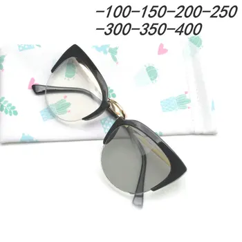 Modes sievietes kaķis tuvredzība, optiskās saulesbrilles, saules photochromic pabeidzis, optiskās brilles, tuvredzība, recepšu brilles rāmis FML