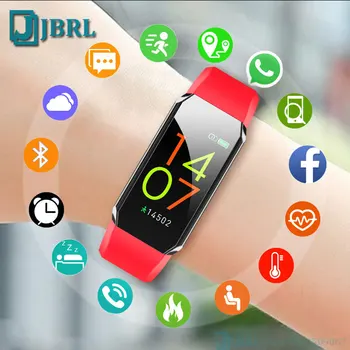 Modes Smart Skatīties Vīrieši Sievietes Smartwatch Fitnesa Tracker Monitors IP68 Ūdensnecaurlaidīga Smart Aproce Par Android, IOS Smart-skatīties Stunda