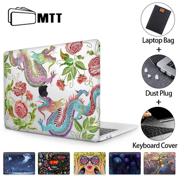 MTT Laptop Case For Macbook Air 13 collu a1466 a2179 a1932 Vāks Macbook Air, Pro 11 12 13 15 16 Touch Bar Klēpjdators Piedurkne a2289