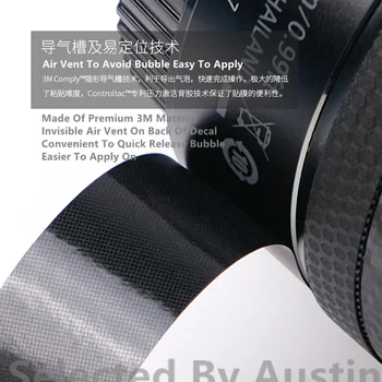 Objektīva Aizsargs Decal Ādas Wrap Cover Aizsargs Ādas Sony FE 50 f1.4 Anti-scratch