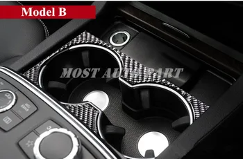 Oglekļa Šķiedras Konsoles Kausa Turētāja Vāku Benz GLE W166 Kupeja C292-2019 2 Modelis Car accesories interjera Automašīnu dekorēšana