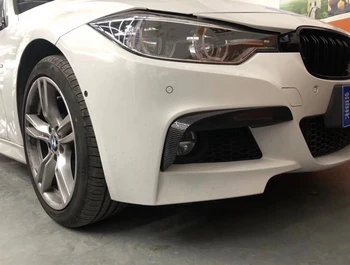 Oglekļa Šķiedras Sacīkšu Priekšā Sadalītāji Lūpu BMW 3 Series F30 320i 325i 328i 335i M Sporta Sedans 4 Durvju 2013. - 2017. gadam
