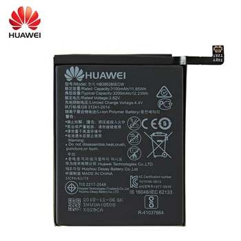 Oriģinālā HB386280ECW 3300mAh baterija Huawei P10 Godu 9 STF-L09 STF-AL10 Mobilais Tālrunis