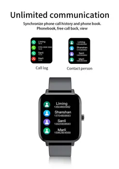 P8 Smart skatīties vīriešu pulksteņi Bluetooth Zvanu pulkstenis Sirdsdarbības Ātrums, asinsspiediens, Asins Skābekļa Uzraudzības smartwatch smart pulksteņi