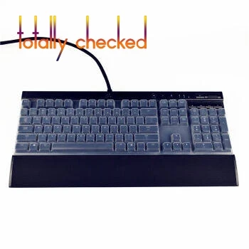 Par CORSAIR K70 RGB LUX / Red LUX K70 RGB MK.2 Mehāniskās Spēļu galda DATORA klaviatūras pārvalki skaidrs, Tastatūras Vāciņš Ādas Aizsargs