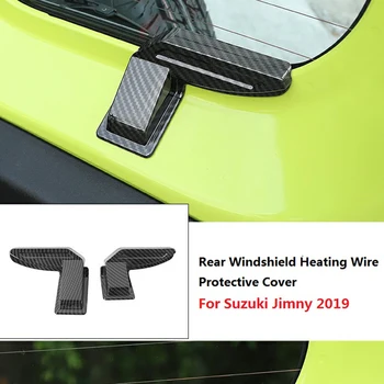 Par Suzuki Jimny 2019 2020 Auto Oglekļa Šķiedras Aizmugures Vējstikla Apsildes Stiepli seguma Apdares Piederumi Auto Interjera