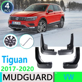 Par Volkswagen VW Tiguan 5N 2017 2018 2019 2020 MK2 Mudguard Dubļu Sargi Splash Guard Atloks Dubļusargi Auto Piederumi