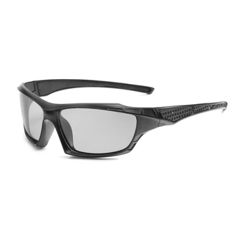 Photochromic Saulesbrilles Braukšanas Vīriešiem Polarizētās Hameleonu Krāsas, Saules brilles vīriešu Sporta modes Saulesbrilles