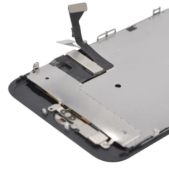 Pilnekrāna iPhone 7 ar sensoriem un melno pogu-OEM