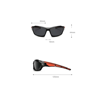 Polarizēta UV400 Nakts Redzamības Kvalitātes Sporta Brilles Velo Braukšana Darbojas Braukšanas Saulesbrilles Medību Tūrisma Pārgājieni Brilles