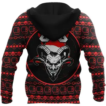 Priecīgus Anti-Ziemassvētku Sātana 3D Iespiesti pelēkā vārna Vīriešu sporta Krekls Unisex Streetwear Zip Džemperis Ikdienas Jaka Treniņtērpi KJ0260