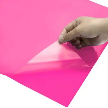 PU Siltuma pārneses vinila rozā krāsu Dzelzs nodošanas lai tshirts vinila roll HTV siltuma preses, mājas dekoru viegli izgriezt un nezāļu vinila plēve