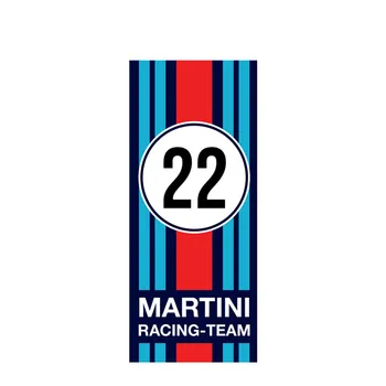 Radošā Martini Racing Stripe Ral Auto Uzlīme Piederumi Vinila PVC 15cm*6cm Motociklu Car Styling Decal