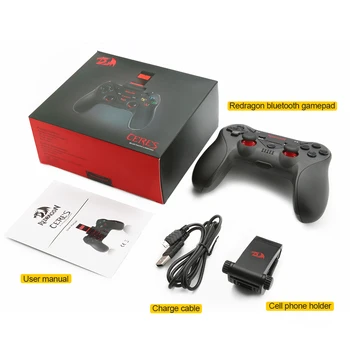 Redragon CĒRES G812 Wireless Gamepad Bluetooth android un IOS Spēļu Kontrolieri Kursorsviru, TV,set-top box,PS4 Multi-Plūsma IOS