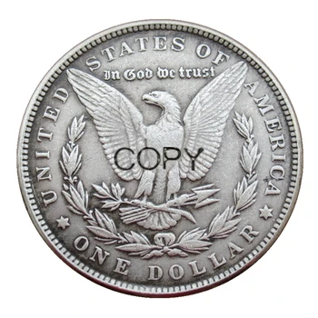 Sajauc Klaiņot Morgan Dolāra Sudraba Pārklājumu Copy / Reprodukcija Monētas