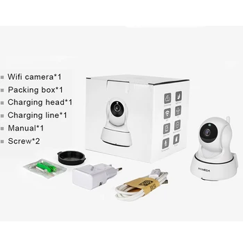 SHIWOJIA 4MP Mini Kamera Nakts Redzamības CCTV Baby Monitor Mākonis Wifi bezvadu Mājas Drošības Kameras IP Kameras divvirzienu Audio Auto izsekošana