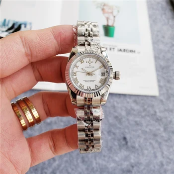 Sieviešu rokas pulksteņi Automātisko, mehāniskās Mazo skatīties nerūsējošā tērauda AAA top luksusa zīmolu pašu takts reloj mujer