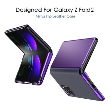 Spogulis Āda Flip Case for Samsung Galaxy Z Reizes 2 ProtectiveCover Galaxy Z Reizes 2 Korpuss