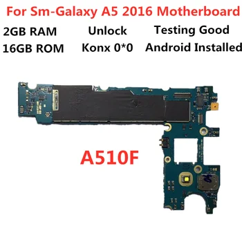 Sākotnējā mātesplati par Samsung Galaxy A5 Līdz 2016. Atslēgt mainboard A510F mātesplati 16GB Loģika Valde