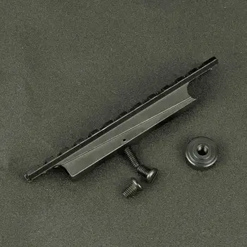 Taktiskā 12 slots Weaver Sliedes Stiprinājums 20mm darbības Joma Mount Bāze AR M4 / M16 Veikt Rokturis Flat Top Dzelzceļa Medību Piederumi