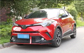 Toyota CHR Ķermeņa komplekta spoilers 2018-2020 Par CH-R ABS Aizmugurējā lūpu aizmugurējais spoileris priekšējā Bufera Difuzoru Bamperi Aizsargs