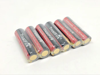 TrustFire AA 14500 3.7 V Litija Baterija, 900mAh Krāsains Uzlādējamās Baterijas ar PHB Aizsardzības pārvalde Kabatas Lodlampa