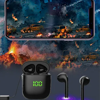 Tws Bezvadu austiņas bluetooth austiņas sporta austiņas un earbuds, iPhone, huawei Xiaomi samsung bezvadu lādēšanas gadījumā box dziesma