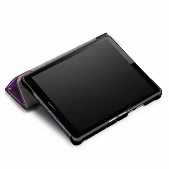 Ultra Slim PU Ādas Stāvēt Gadījumā Huawei MediaPad M5 Lite 8 Gadījumā Tablete Vāks Huawei M5 Lite 8.0 JDN2-AL00/W09 +Filma+Pildspalva