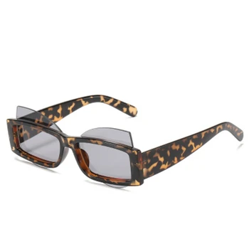 Unikālo Cat Eye Laukumā Saulesbrilles Sieviešu Luksusa Zīmolu Dizainera Retro Personības Saules Brilles Vīriešu Modes Eyewears Unisex UV400
