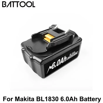 Uzlādējams 6000mAh 18V Litija Liion Akumulatoru Makita Rezerves 18V Akumulators BL1850 BL1830 BL1860 LXT400 Jauda Akumulatora Instruments