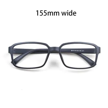 Vazrobe 155mm Lielgabarīta Brilles Rāmis Vīriešu TR90 Melnās Brilles Vīriešiem Recepšu Tuvredzība, Lasīšanas Brilles Taisnstūra Unisex