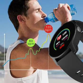 Vīrieši Sievietes Smart skatīties Smart Skatīties Bluetooth GPS Kaloriju Skaits Sirds Monitoru 50M Ūdensizturīgs Android, iOS Tālruni, Pasaules Versija
