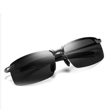 Vīriešu Braukšanas Nakts Redzamības Brilles Photochromic Saulesbrilles Dzeltena Polarizētās Lēcas UV400 Braukšanas Brilles Autovadītājiem, Sporta Vīrieši Wome