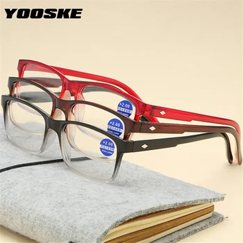 YOOSKE Anti-zila gaisma Lasīšanas Brilles Unisex Anti-noguruma Hyperopia Brilles Sievietēm Lasītājs, Briļļu Dioptrijas +1.5 2.0 2.5 3.0 3.5