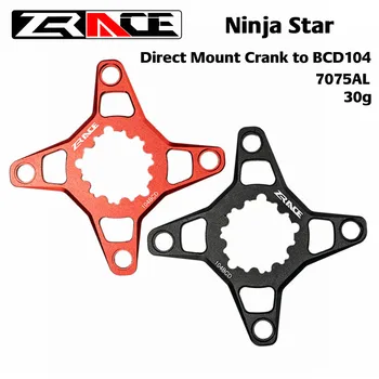 ZRACE BCD104 Chainrings JAUNU Ninja Zvaigzne CAMO Direct Mount Zirnekļa par SRAM, SRAM Direct Mount Kloķa
